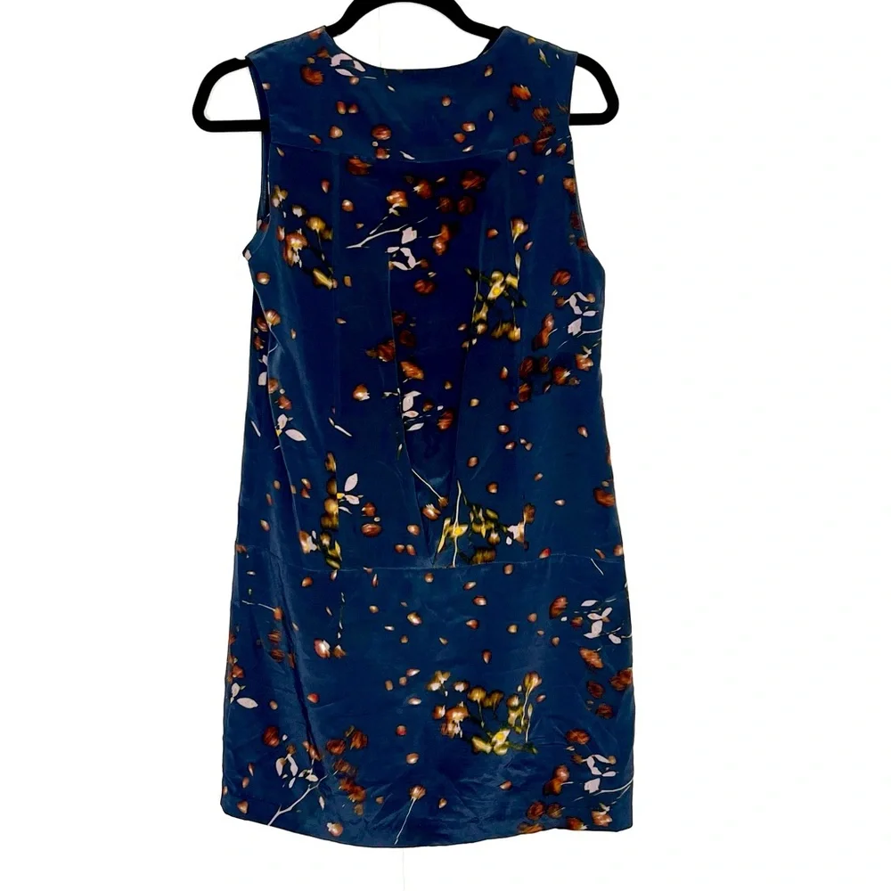 A.L.C. Blue and Taupe Patterned Dress - Picture 4 of 6